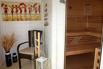 Sauna und Ruhebereich
